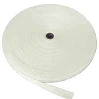 1" Heavyweight Polypropylene Webbing - White