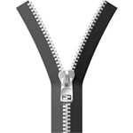#8 Separating Vislon Zippers