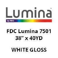 FDC Lumina 7501, White Gloss (38" x 40YD)