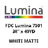 FDC Lumina 7501, White Matte (38" x 40YD)