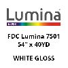 FDC Lumina 7501, White Gloss (54" x 40YD)