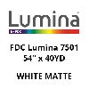 FDC Lumina 7501, White Matte (54" x 40YD)