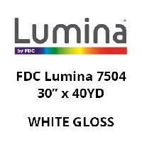 FDC Lumina 7504, White Gloss (30" x 40YD)