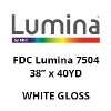 FDC Lumina 7504, White Gloss (38" x 40YD)