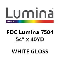 FDC Lumina 7504, White Gloss (54" x 40YD)