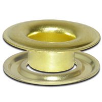 3/8" Self Piercing XL Barrel Brass Metal Grommet