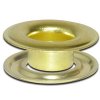 3/8" Self Piercing XL Barrel Brass Metal Grommet