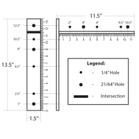 Universal Sign Bracket Small  (13.5" x 11.5")